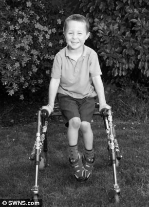 Brecon Vaughan is the recipient of  Dan Black’s generous donations. He currently uses a walking frame to get around.
	