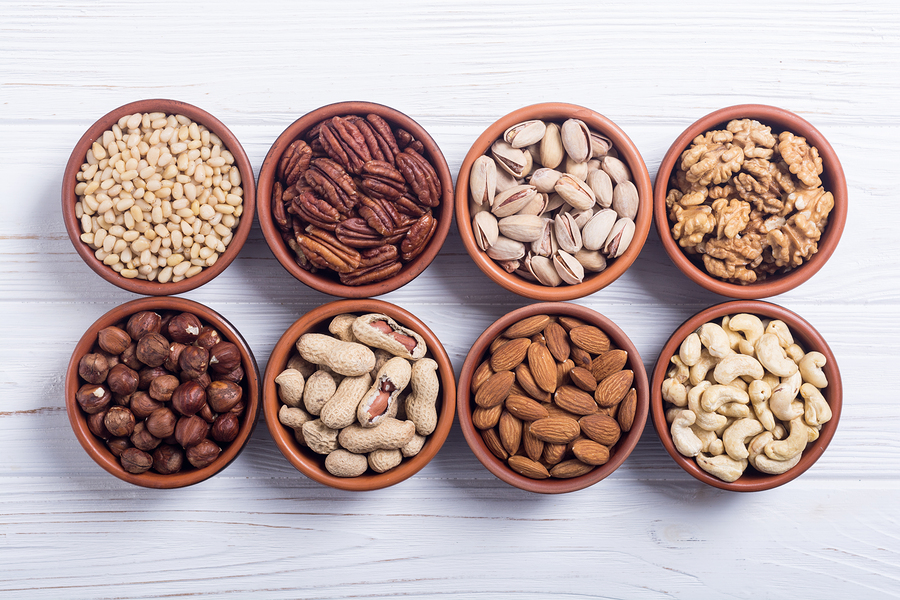 Nuts show major health benefits including reduced weight gain, mental health factors