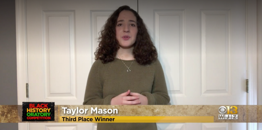 Senior Taylor Mason’s speech entry for WJZ’s Black History Oratory Competition.
She won third place competing with 18 other finalists in the contest.