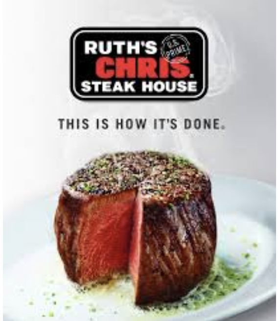 Ruth’s Chris most famous dish is the Filet Mignon. Due to its great texture and mild beef flavor, it has been loved by many. 