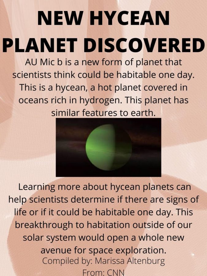 Hycean planet discovered