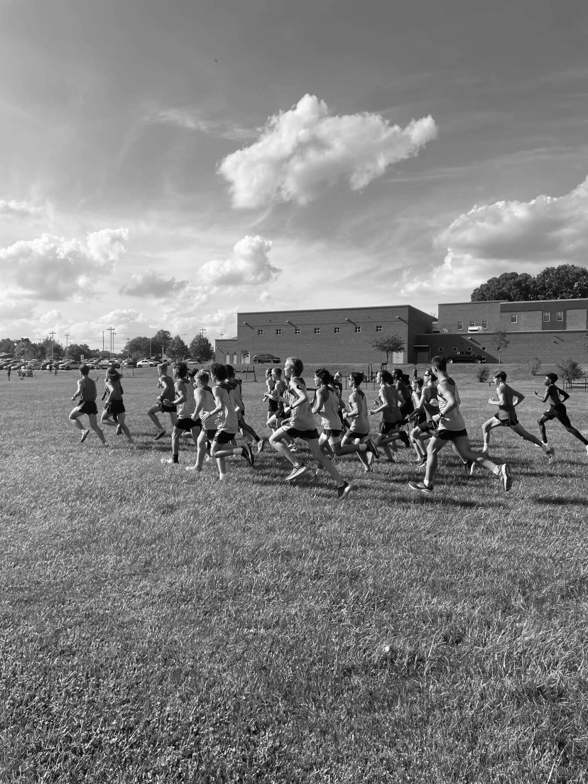 The boys ran in their meet during the home meet on September 12. Catch the team at C. Milton Wright on October 7. 