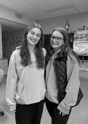 Juniors Abby Szramka and Olive Callon have been dancing with each other for most of their lives. They still continue to dance together at Supernova Dance Company. 