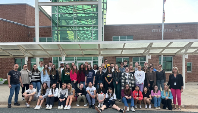 There were many students who made the journey from France to Harford County. There will most likely be a similar experience next year with students from Lycée Vauban.